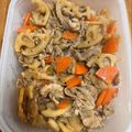 ランラン6456's cooksnap of when they made 材料2つ☆豚こまと蓮根のオイスター炒め。.