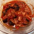 さくらこ's cooksnap of when they made 10分完成♪レンジでナスのトマト煮込み.