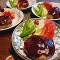 ひっこ's cooksnap of when they made ヘルシー・ハンバーグ豆腐とミンチ同量.