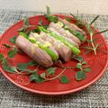 horseland's cooksnap of when they made うちの味♤巻かずともアスパラ魚肉で満腹に.