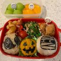 KIKISUKE's cooksnap of when they made ハロウィンキャラ弁＊ジャックオーランタン.