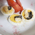 くむちん's cooksnap of when they made 茹で卵おつまみ☆海苔佃煮とマヨすりゴマ♬.