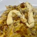 工房てると's cooksnap of when they made とろ～りチーズ♪豚もやしのとんぺい焼き風.