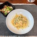 ladyoscar's cooksnap of when they made エビとディル、ケイパーのクリームパスタ.