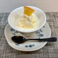 horseland's cooksnap of when they made ヨーグルトにアイス乗せただけ.