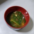 ケンチャナヨ～'s cooksnap of when they made 小松菜の味噌汁♪.