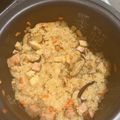 いっぺい99's cooksnap of when they made 焼豚を使って☆簡単！炊飯器で中華おこわ♪.