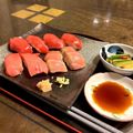 かっちゃん杉's cooksnap of when they made スーパーのお寿司をお皿に盛り付ける。.