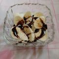 ﾁｲﾁｬﾝﾏﾏ's cooksnap of when they made バナナ＆ヨーグルト☆はちみつ＆チョコシロ.