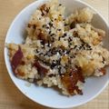 チロチロル's cooksnap of when they made ～秋の香り～薩摩芋としめじの炊き込みご飯.