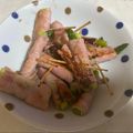 柴犬のお顔☆'s cooksnap of when they made 弁当に！おつまみに！アスパラベーコン巻き.