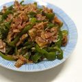 新妻あや's cooksnap of when they made ピーマンとベーコンの胡麻きんぴら.
