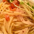 ベリーベリーＭｏＭｏ's cooksnap of when they made 新玉ねぎとゆかりの冷製パスタ.