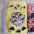 yuua122's cooksnap of when they made ☆キャラ弁☆ワリオ弁当☆.