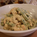 iyo＊'s cooksnap of when they made エビといんげんの粒マスタードカレーマヨ.