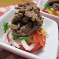 まじゅじゅ's cooksnap of when they made 牛肉とトマトのサラダ♪よそいき風.