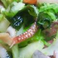 熊人すみこ's cooksnap of when they made いかとわかめのさっぱりサラダ.