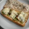 姉ぶた's cooksnap of when they made きのことシラスのチーズトースト.