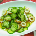 花いちもん's cooksnap of when they made ちくわときゅうりのわさび醤油合え.