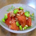 ラリパップ's cooksnap of when they made トマトのひんやりマリネ風サラダ.