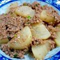 TOモカ's cooksnap of when they made 鶏ミンチあんかけ大根.