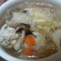 hinaたん's cooksnap of when they made 今人気はるさめスープ♪おから鳥団子入り！.