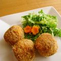 timokomama's cooksnap of when they made ハッシュﾄﾞビーフコロッケ.