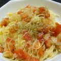 森の妖精浬's cooksnap of when they made トマトとアンチョビのパスタ.