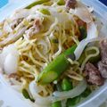 cheesedog's cooksnap of when they made アスパラと新玉ねぎの塩系焼きそば.