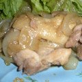 美白姫's cooksnap of when they made 手羽元と新玉ねぎの照り焼き.
