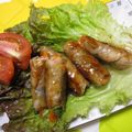 hanahana★'s cooksnap of when they made 野菜の肉巻き.