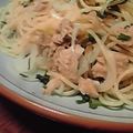 時花菜's cooksnap of when they made 大葉とツナのスパゲティ.