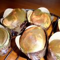 kurukurumin's cooksnap of when they made マクロビ☆抹茶くりマフィン.
