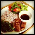 ちゃんたろー's cooksnap of when they made ワンプレートステーキ柚子コショウ風味.
