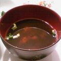はつこたん's cooksnap of when they made じゃりじゃりしないシジミ味噌汁♪♪.