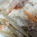 ハ・リュ's cooksnap of when they made 肉ごぼう混ぜご飯.