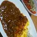 あつクロ's cooksnap of when they made 父の日☆大好き☆トロトロ卵オムハヤシ.