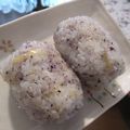 紅葉ｙ's cooksnap of when they made ゆかりとチーズのおむすび.