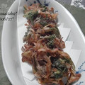 hana華ちゃん's cooksnap of when they made せりと舞茸の香りイイ天ぷら.