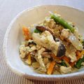 Kenmamac's cooksnap of when they made ウマウマ♡鶏肉多め＊炒り豆腐＊.