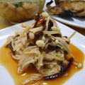 novinovi30's cooksnap of when they made えのきだけと昆布佃煮のポン酢和え.