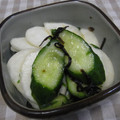 ミックスクーママ's cooksnap of when they made かぶときゅうりの昆布茶漬け.