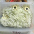 裕璃ﾏﾏ's cooksnap of when they made キャラ弁☆こんばんワニ☆☆.