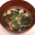 龍青空ママ's cooksnap of when they made ホタテとわかめの和風スープ.