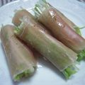 ちはる2011's cooksnap of when they made ★超簡単！水菜の生ハム巻き★.