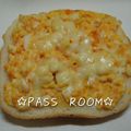 ＰＡＳＳ's cooksnap of when they made 鮭フレーク入りたまごトースト.