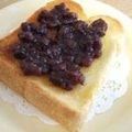 ち ぃ く's cooksnap of when they made あずきだ～すき♡小倉トースト.
