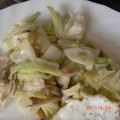 eiyoushi's cooksnap of when they made 病みつき！キャベツと舞茸炒め！.
