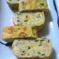 すいーぷりん's cooksnap of when they made おくらとカニカマの☆ねばねば卵焼き♪.