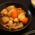 v_boy's cooksnap of when they made 里芋と鶏手羽元の黒酢でさっぱり煮.